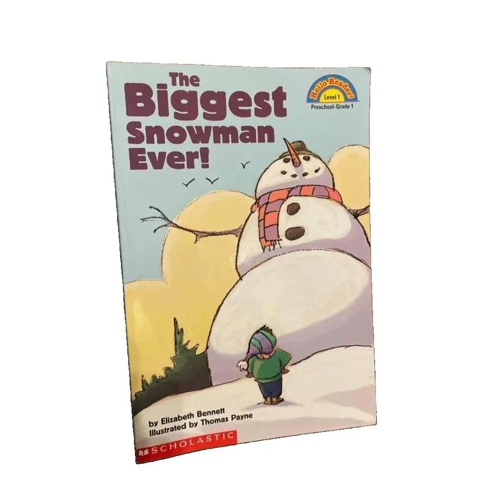 The Biggest Snowman Ever Steven Kroll Jeni Bassett Scholastic Book
